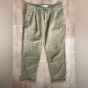 FREE PEOPLE Olive Green Utility Pants 27